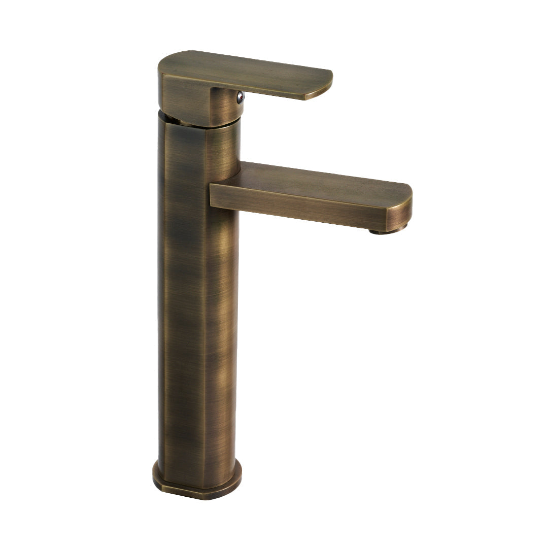 MEZCLADOR LAVAMANOS CON AIREADOR MONOCONTROL ALTO CASTELLO ORO ROSA