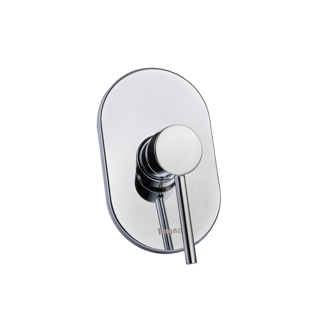 MEZCLADOR MONOCONTROL DUCHA BERLIN REDONDO BRUSH NICKEL