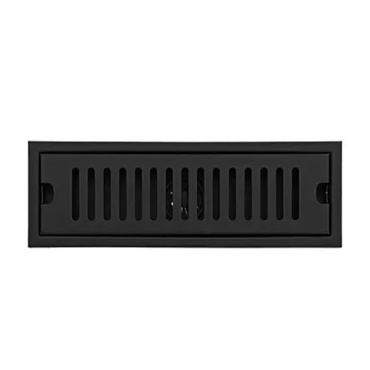 REJILLA SIFÓN DE PISO RECTANGULAR TIPO LADRILLO 30 CM NEGRO MATE
