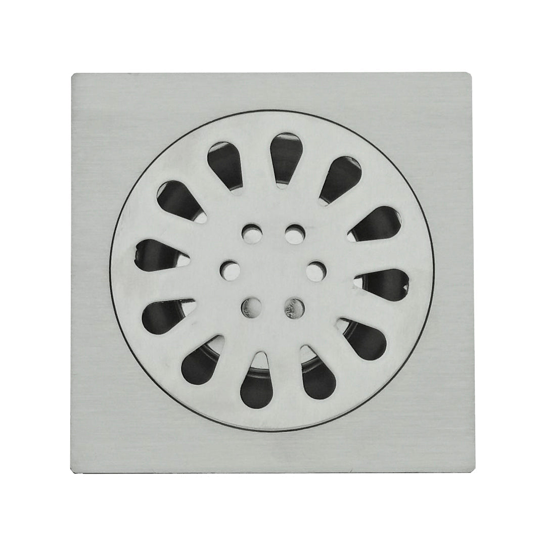 REJILLA SIFÓN DE PISO CUADRADA EN ACERO 10*10 COBRE ANTIQUE MATE