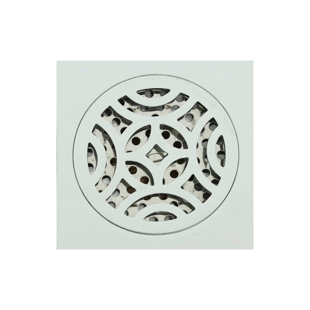 REJILLA SIFÓN DE PISO CUADRADA 10X10 DE LUJO ORO ROSA